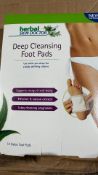 Two Packs Herbal Skin Detox Foot Patches, 10 In Each Pack