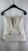 Essentiel Antwerp Womens Top, Cream, Size 36. Used, Dirt Marks On The Front and Back