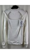 Miss Sixty Women's Pullover, White, Size XS