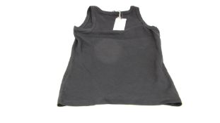 Iris and Ink Cortina Layering Vest, Black, UK 8