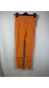 Patrizia Pepe Women's High Waisted Jeggings, Orange, Size 27