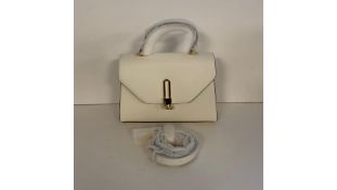 Unbranded Top Handle Women's Shoulder Bag, White