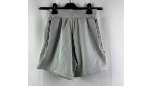 Adidas Women's One Fleece Shorts IA3426, Grey, Size 3XS