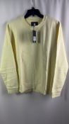 Edwin Men's Katakana Sweatshirt, Tender Yellow, Size L