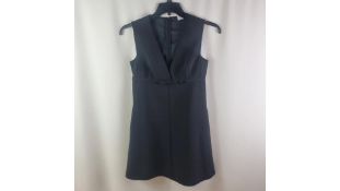 Red Valentino Women's Sleeveless Dress, Black, Size 40. Pre-Owned