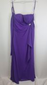 Gorgeous Sleeveless Prom Dress, Regal Purple, Size UK 14