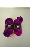 Four Packs of Skechers Unisex Kids S107679-mult_31-34 Socks, Multicolour, 11 UK