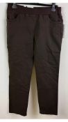 Raphaela Women's Slim Pamina Slim Jean, Brown, Size 42S