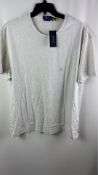 Ralph Lauren Men's Crew Neck T-Shirt, Grey, XL