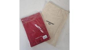 LeatherKind Capri Lined Journal, Red, A5