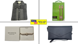 Discounted Consumer Goods to include Clothing, Technology, Jewellery, Homewares and more. Many items starting at just £5!