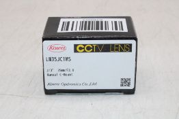 Kowa LM35JCM Manual C-Mount CCTV Lens 2/3" 35mm/F2.0