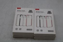 Thirteen Ismabo iPhone 6.5 Inch Cases to include 6x Black, 7x Pink