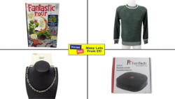 Discounted Consumer Goods to include Books, Fashions, Technology, Jewellery, Sports Equipment and more. Many items starting at just £5!