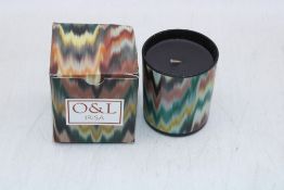 Two Osborne & Little Irisa Scented Candle, 220 Grams, 40 Hours Burn Time