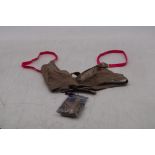 Maison Close Triangle Bra, Ginger Snap/Neon Pink, UK 8-10