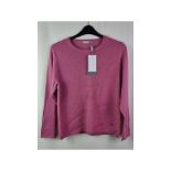 Rabe Womens Pullover Top, Pink, Size 12 UK