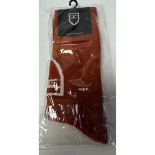 Two Pairs of Mektrax Unisex Cycling Socks, Orange, S-M, Size 38-42