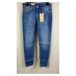 Scotch & Soda Women's Mid Rose Skinny Jean, Blue, W27 L32