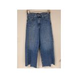 Denim Studio Women's Gery Cropped Wide Leg Jeans. Used Wash, W24