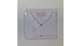Frasier Sterling Butterfly Necklace