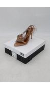 Kurt Geiger London Women's Shoreditch Sandal Tie, Camel, Size 38