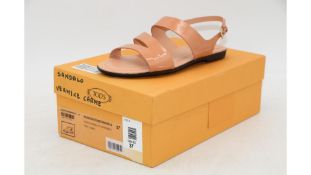 Tods Women's Scarpa Rosa Salmon Sandal, Size 37