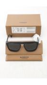 Burberry Unisex Wren Sunglasses, Matte Black, BE4396U