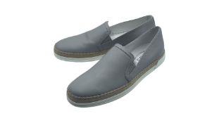 Tods Women's Leather Espadrilles, Grey, EU 38.5