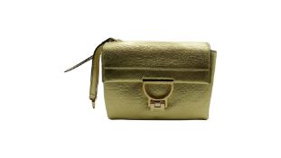 Coccinelle Arlettis Handbag, Leather, Gold, BD5