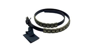 Pinko Leather Belt, Brown, Size S