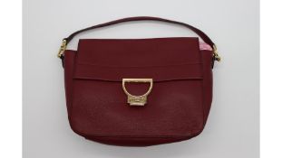 Coccinelle Arlettis Leather Handbag, Grape, E1 CD5 12 05 01