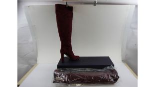 Le Silla Women's Knee Boots, Red, EU 40