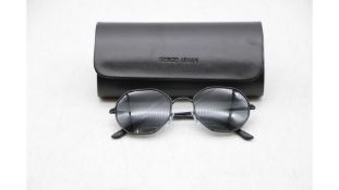 Giorgio Armani Sunglasses, Frames Matte Black, Lenses Dark Grey