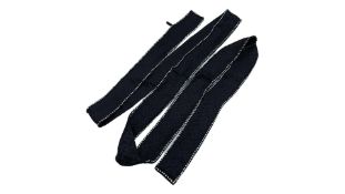 Burberry Diamante TB Ribbon Belt, Black, 220x5cm