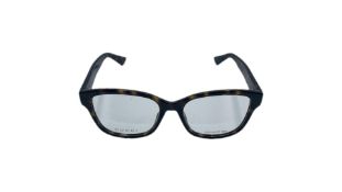 Gucci GG1340O-002 Havanna Glasses, Acetate, Transparent