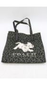 Coach X Disney 101 Dalmation Tote Bag, Army Green. Used