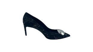 Rupert Sanderson Heels, Black/Silver, EU 41