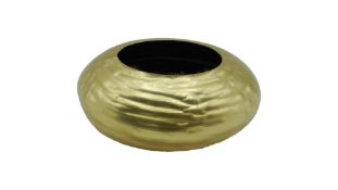 Alexis Bittar Puffy Lucite Bangle Bracelet, Gold, Size S/M. Used