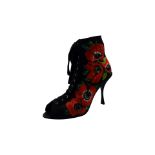 Dolce & Gabbana Bette Printed Boots, Size IT 36