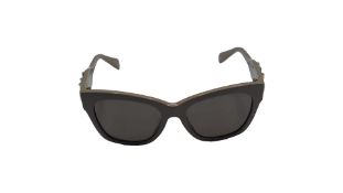 Michael Kors Women's Empire Square MK2182U Sunglasses, Camel