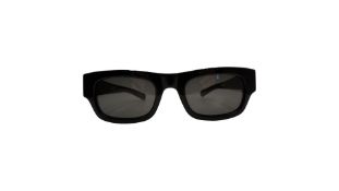Flatlist Frankie Solid Black Sunglasses, 011 001