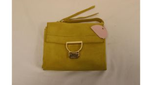 Coccinelle Arlettis Handbag, Suede, Mustard, CD6
