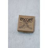 Thirty-six Excel Angled 2 Port Keystone Nordic Faceplate, Pure White, Size 56 X 56mm