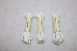 Ten Pairs Axel Arigato Shoe Laces, White