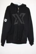 XDeep Men's Signature Hoodie, Black, Size XXL