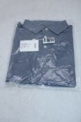 Alan Paine Rockbourne Performance Polo Shirt, Navy/Striped, Size 4