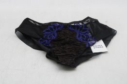 Prima Donna Cheyney Waist Briefs, Sultry Black, UK M. Box damaged
