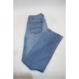 Two Hollister Slim Straight Jeans, Blue, Size 1x 32/32, 1x 32/32