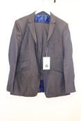 Modfashion Gs Suit, Blue/Gold, Jacket Size 42, Trousers Size 36